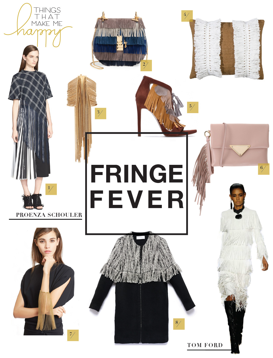 fringe style mood board from a happy blog
